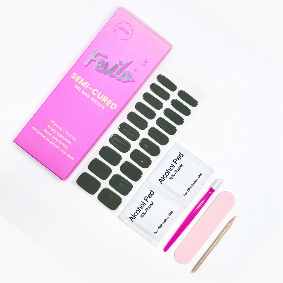 Different Design Gel Nail Stickers ( Pack of 36 Nails )