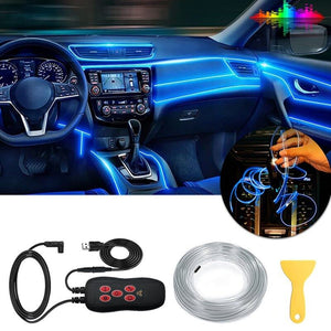 Interior Car LED Strip Lights App Control Or Remote Control ( 3.5 Feet ) 🚗✨