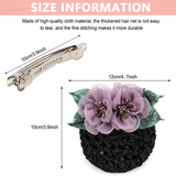 Korean Style Flower Hair Bun