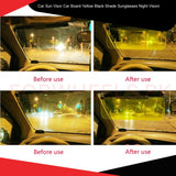 2 in 1 Car Anti-Glare Mirror Sun Visor Mirror Day and Night