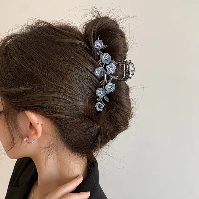 🔥LAST DAY SALE 50% OFF🔥 ELEGANT STYLISH CAMELLIA AlLLOY HAIR CLIPS