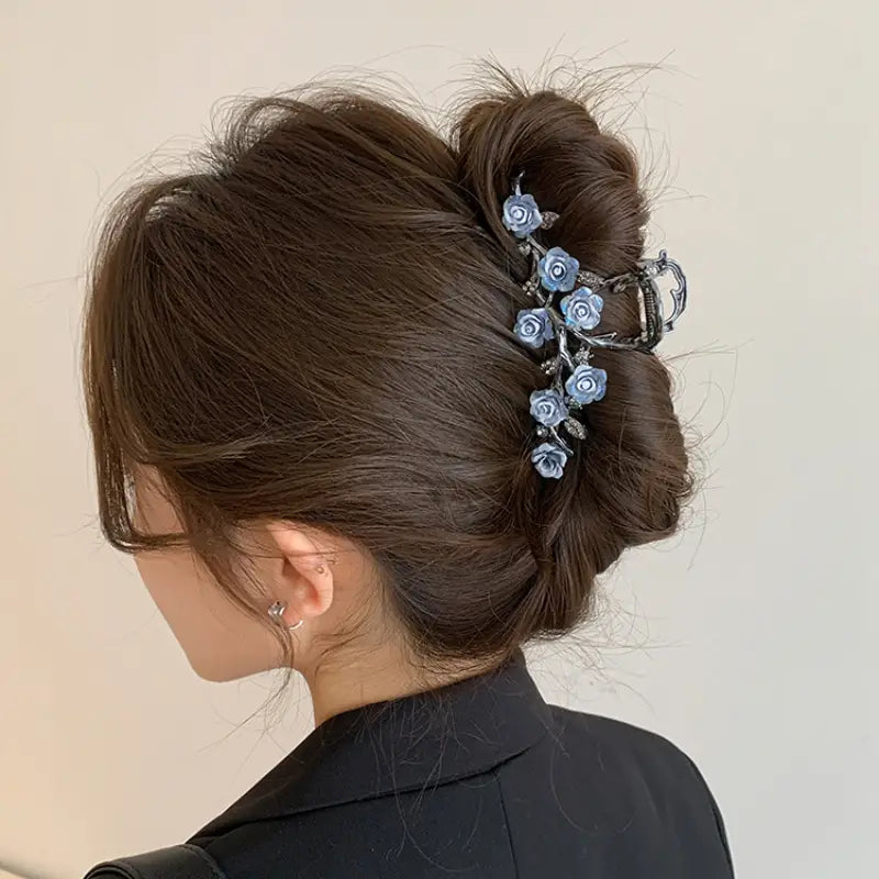 🔥LAST DAY SALE 50% OFF🔥 ELEGANT STYLISH CAMELLIA AlLLOY HAIR CLIPS