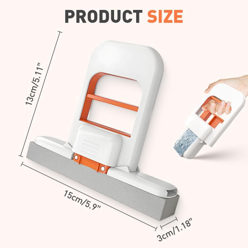 Compact Desktop Cleaning Mop – Portable Water Absorbing Sponge Wiper for Kitchen & Office