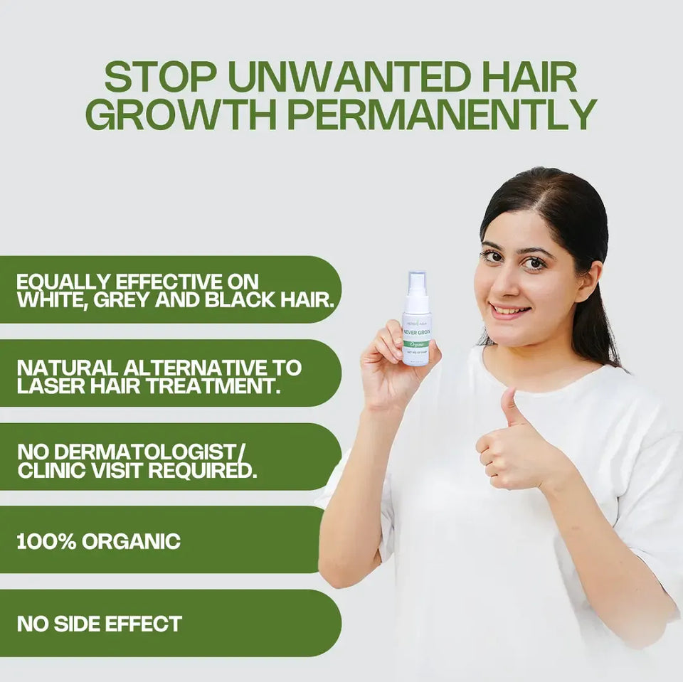 ✨ Never Grow Hair Serum