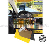 2 in 1 Car Anti-Glare Mirror Sun Visor Mirror Day and Night
