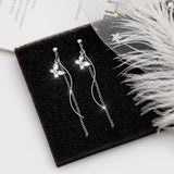 Sparkling Butterfly tassel Earrings