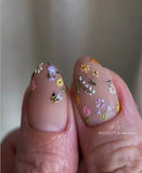 Pastel Flower Nail Sticker