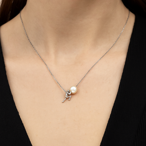 modern pearl  Necklace