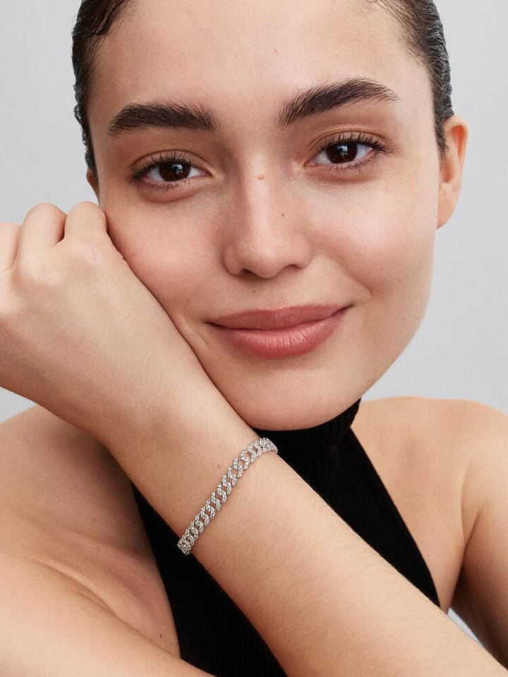 Pandora Pavé Cuban Chain Bracelet