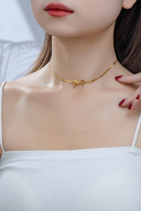 Mini Bow Necklace