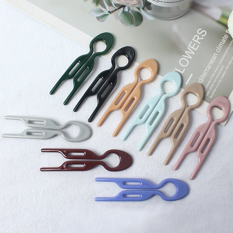 U-Shaped Hair Clip Barrettes Hairpins Woman Girls Ponytail