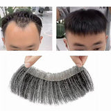 Men’s frontal stick-on hairline with natural human hair (Brand – Anemone)