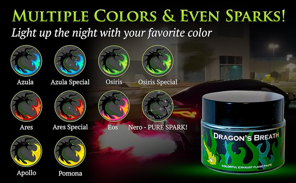 Colorful Exhaust Flame Paste