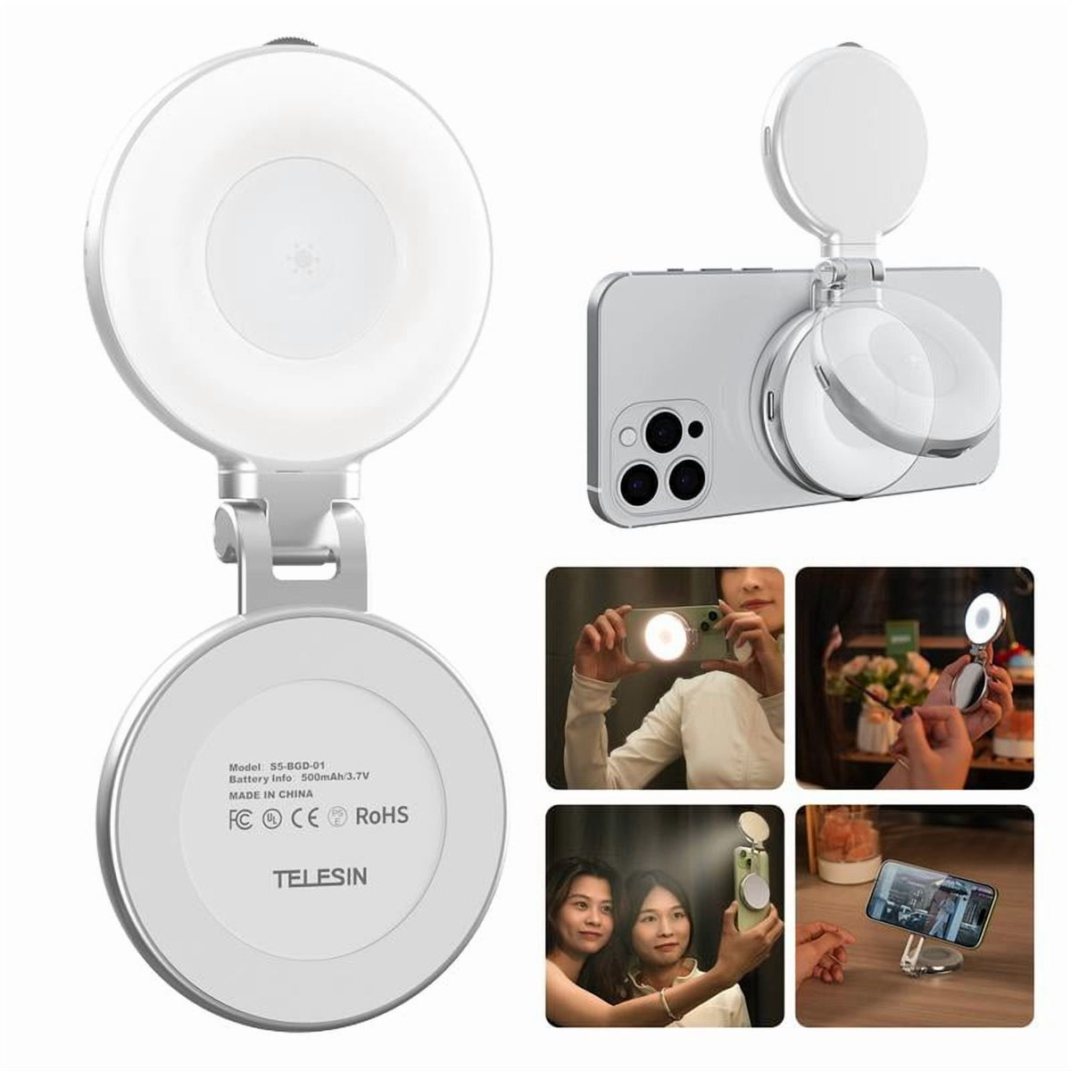 3-in-1 Magnetic Beauty Selfie Light – Stunifypk