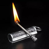 Metal Fire Starter Lighter Waterproof Flint Match