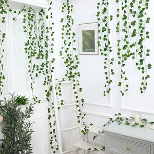 🔥LAST DAY SALE 56% OFF🔥 12 pcs Elegant Artificial Ivy Leaf Plants for Home