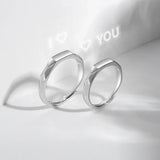 Adjustable Light Sculpted Projection Couple Ring- Pair of 2