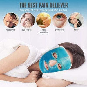 Blue Gel cooling mask for the face