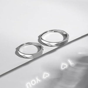 Adjustable Light Sculpted Projection Couple Ring- Pair of 2