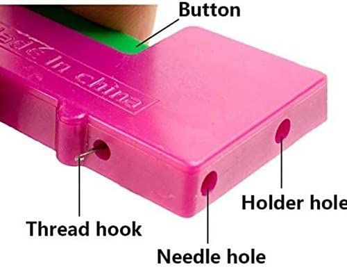 Needle Threader Tool Plastic Press- Pack of 4
