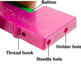 Needle Threader Tool Plastic Press- Pack of 4