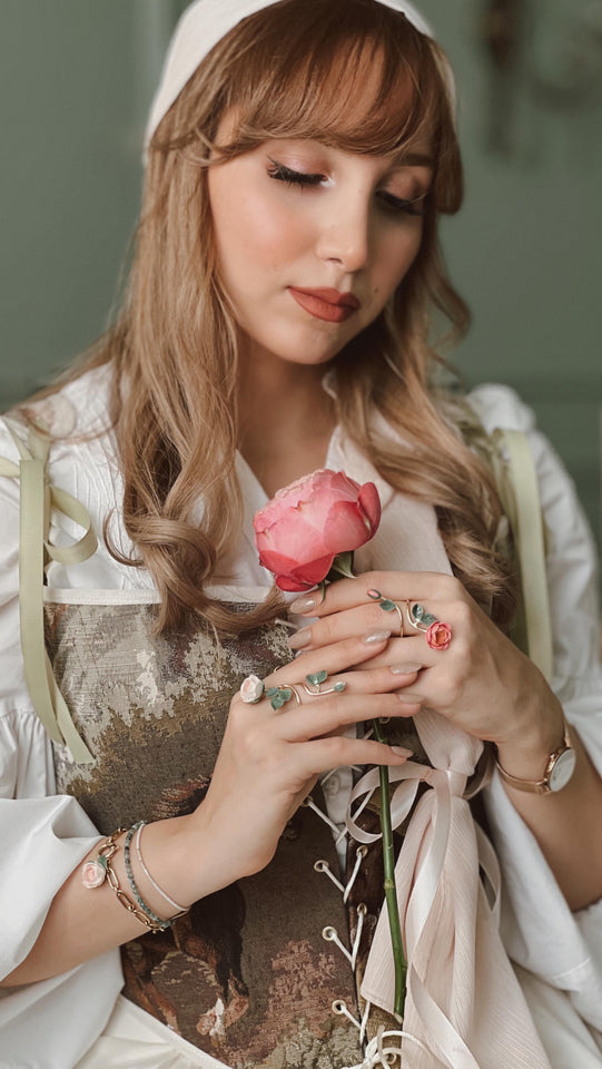 Red Rose Jewellery Set