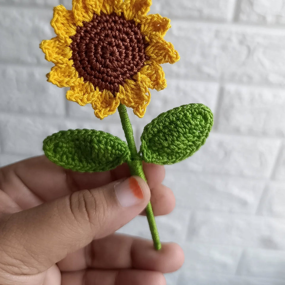 mini  sunflower fridge magnets pack of 2