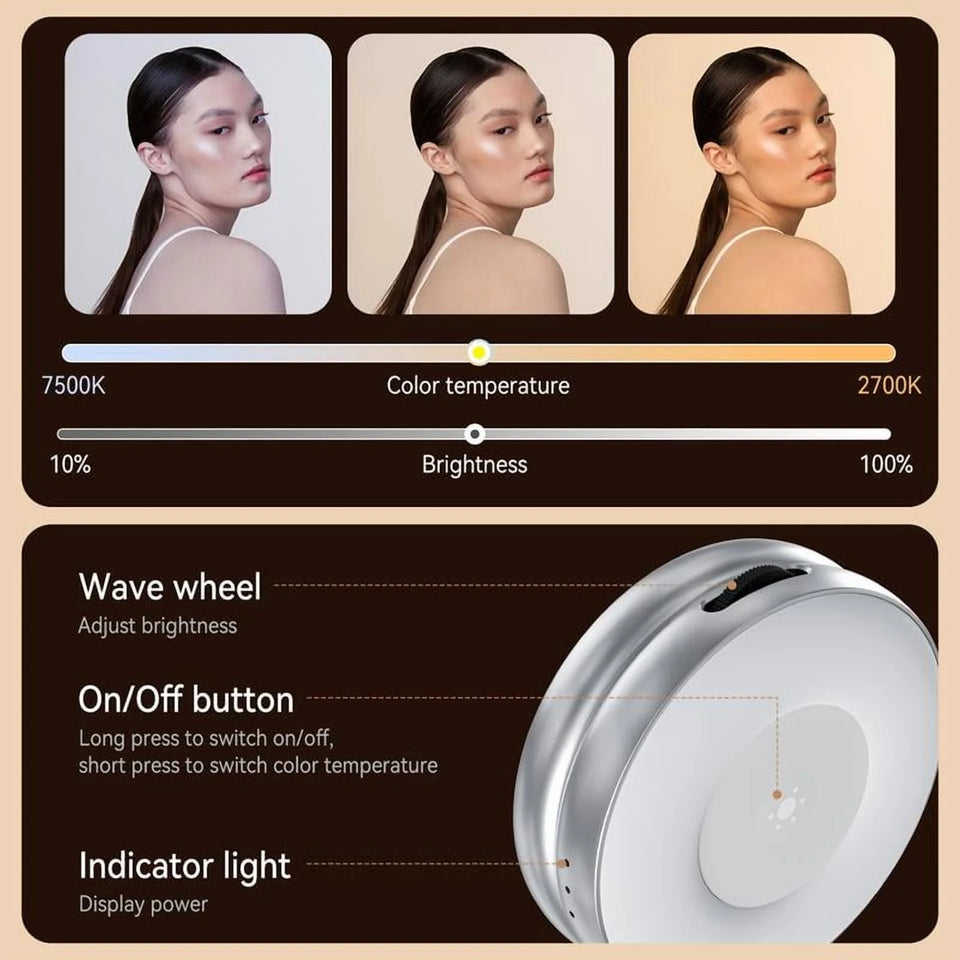 3-in-1 Magnetic Beauty Selfie Light