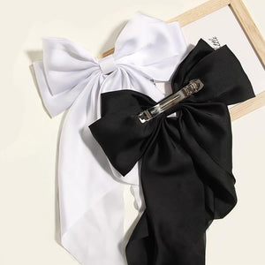 Long Bow Hair Clips In 4 Different Color ( pack of 4 )