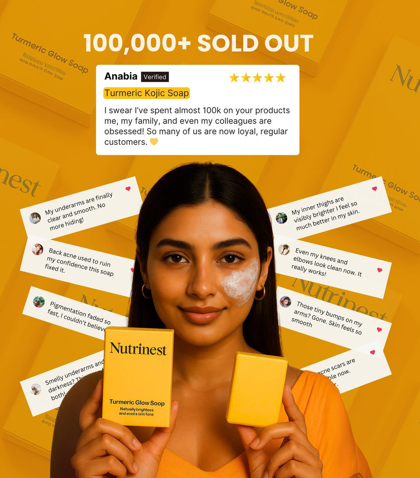 Turmeric & kojic acid brightening soap