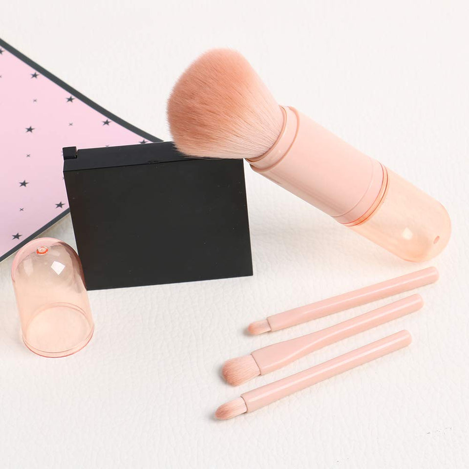 4 in 1 Portable Makeup Brush