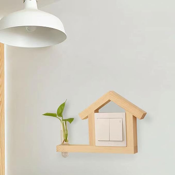 Socket protection wooden plate cover