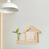 Socket protection wooden plate cover