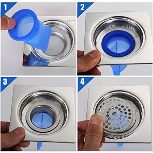 Anti-odor Sink Drain Insect Control Sewer Ring pack of 4