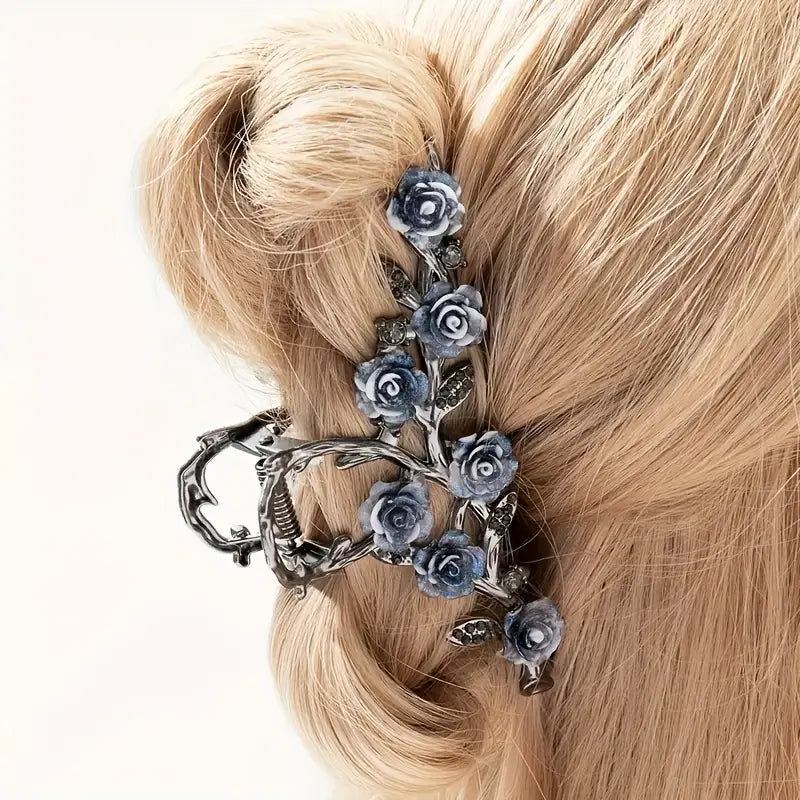 🔥LAST DAY SALE 50% OFF🔥 ELEGANT STYLISH CAMELLIA AlLLOY HAIR CLIPS