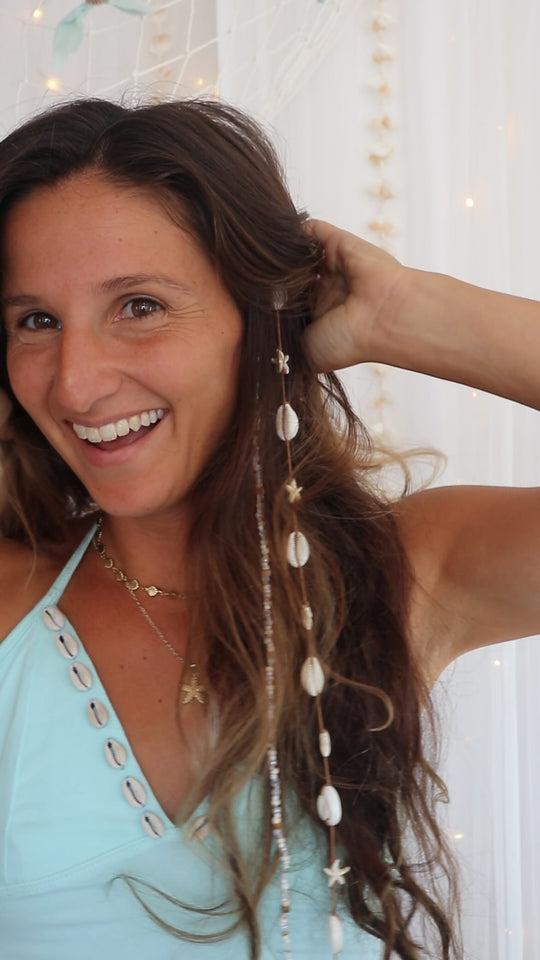 Star and Blonde Boho Mermaid Extension