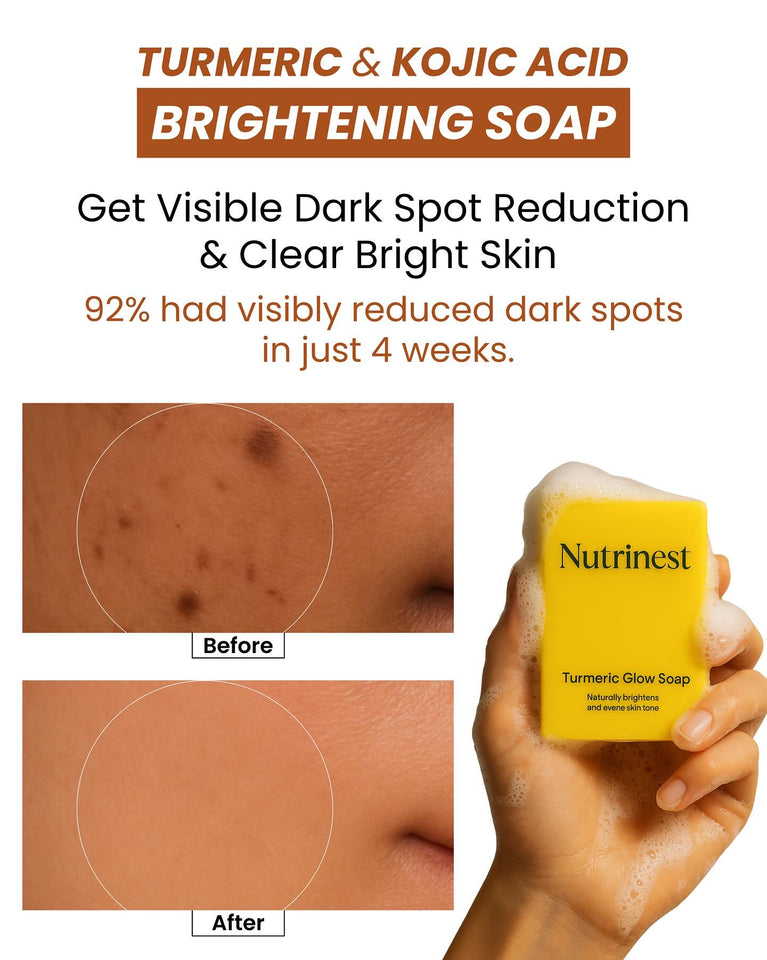Turmeric & kojic acid brightening soap