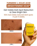 Turmeric & kojic acid brightening soap