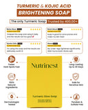 Turmeric & kojic acid brightening soap