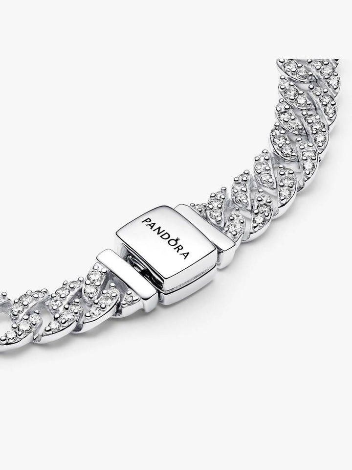 Pandora Pavé Cuban Chain Bracelet