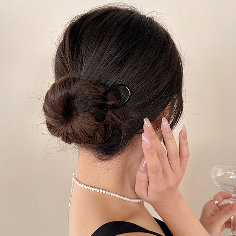 U-Shaped Hair Clip Barrettes Hairpins Woman Girls Ponytail