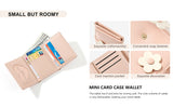 Korean Floral Trifold Wallet
