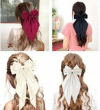 Long Bow Hair Clips In 4 Different Color ( pack of 4 )