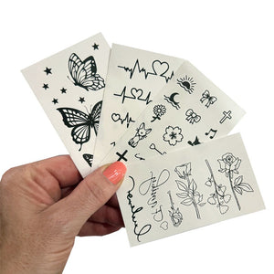 Mini Tattoos Strip pack of 2 in different design