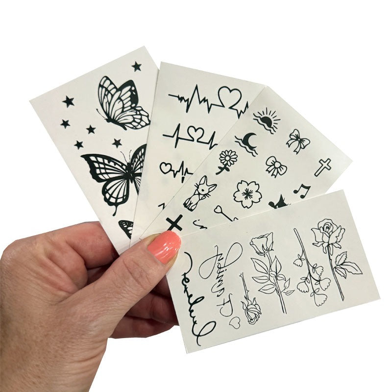Mini Tattoos Strip pack of 2 in different design