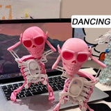 Dancing Skull Human Skeleton Toy