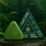 Nature Triangle Shampoo Bar | Plant-Based Herbal Hair Growth Soap