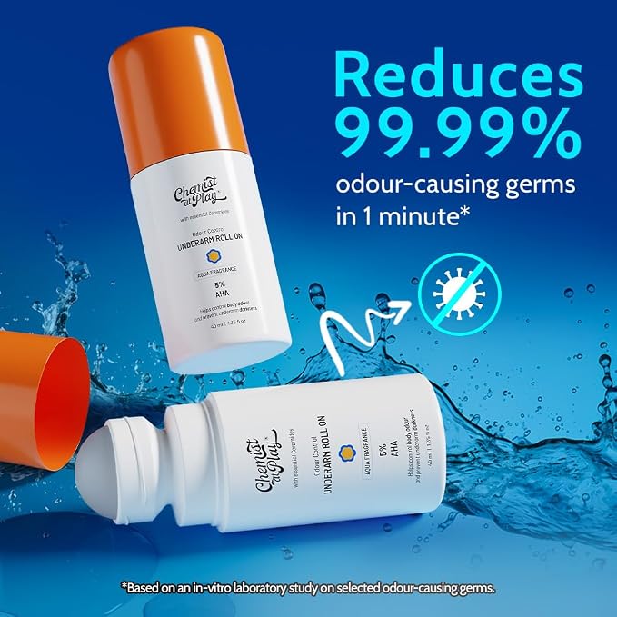 Chemist at Play UnderArm Roll-On with 5% Lactic Acid & 1% Mandelic Acid