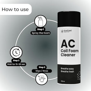 AC Coil Foam Cleaner | Safe on metal