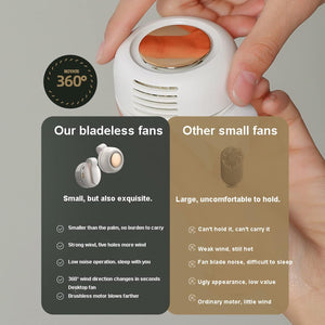 Portable Silent Mini Bladeless Electric Fan